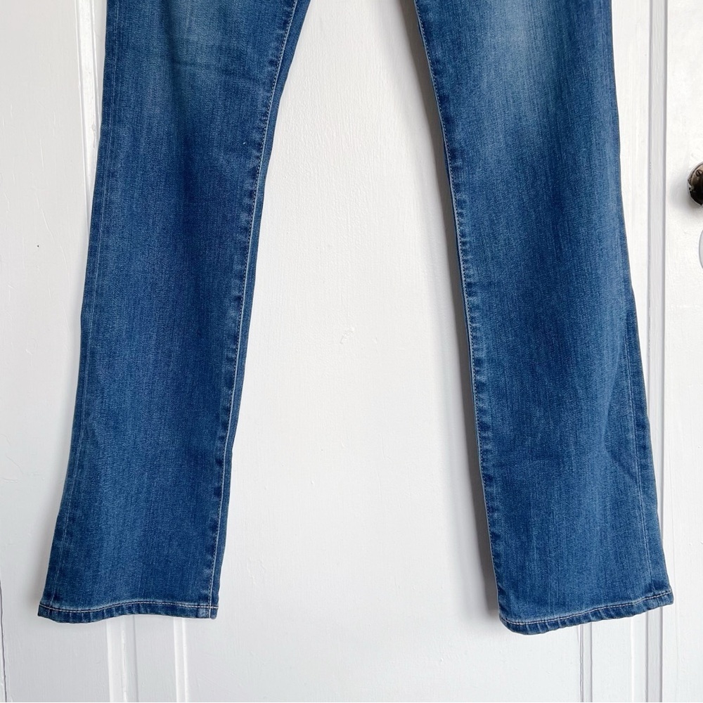 AG • The Harper Essential Straight jean mid rise Interface slim dark wash blue - Picture 7 of 10